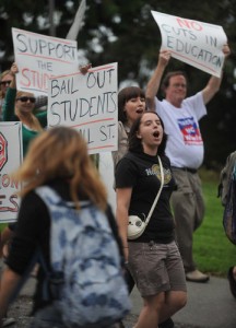 10-07-10 Bham Budget Cuts March