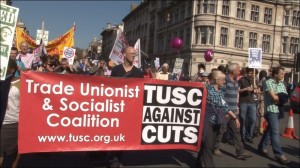 TUSC on the NUT London strike demonstration on 28 March 2012