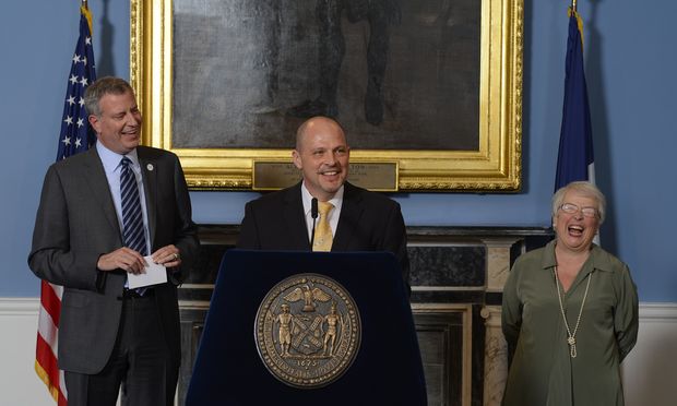 From left: Mayor Bill de Blasio, UFT President Michael Mulgrew, NYC Schools Chancellor Carmen Fariña (Photo: Rob Bennett / Office of Mayor Bill de Blasio)