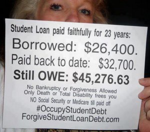 Photo: occupystudentdebt via tumblr