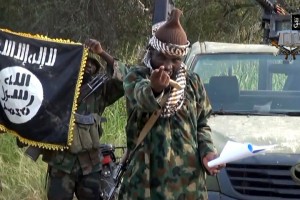 A video from October shows Abubakar Shekau, the leader of Nigerian Islamist extremist group Boko Haram.  (Photo: AFP / Getty Images)