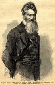 Engraving of John Brown from the front page of Frank Leslie's Illustrated Newspaper, November 19th, 1859.