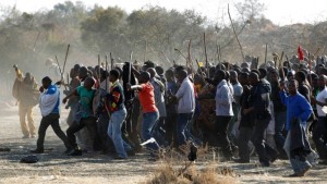 A Colonel said the shootings that led to the deaths of 34 Lonmin mineworkers only lasted eight seconds. (Photo: SABC)