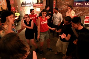 Socialist Alternative members celebrate with supporters