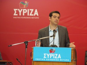 Alexis Tsipras of SYRIZA
