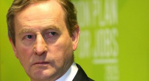 Taoiseach Enda Kenny said that he recently rejected criticism of water charges from a man who was holding two pints, saying that they cost the equivalent of ten weeks of water (Photo: breakingnews.ie)