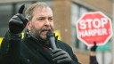 NDP Leader Thomas Mulcair speaks during a protest on a national day of action against Bill C-51, the government's proposed anti-terrorism legislation, in Montreal on March 14, 2015