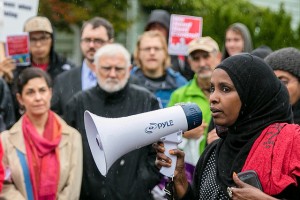 Sahro Farah speaks about intimidation tactics used by slumlord Carl Haglund.