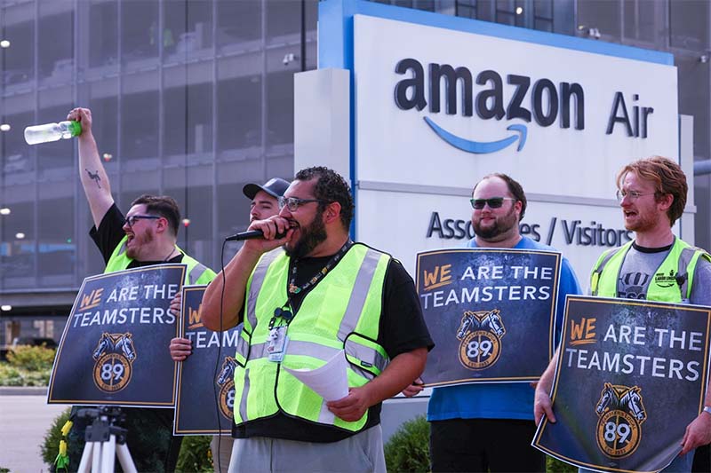 Teamsters Take on Amazon – Fight for /Hour and a Union!